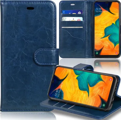 Produktbild von Samsung Galaxy A30 Wallet Bookstyle Dunkelblau