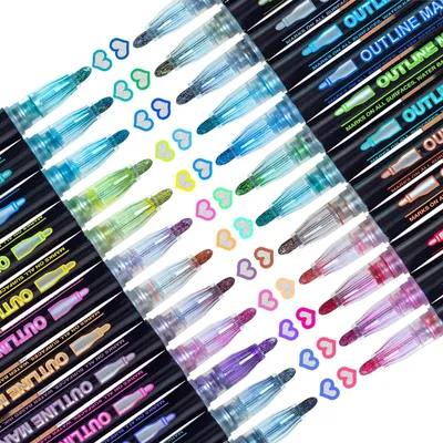 Productafbeelding van Glitterstiften Set met 24 Kleuren