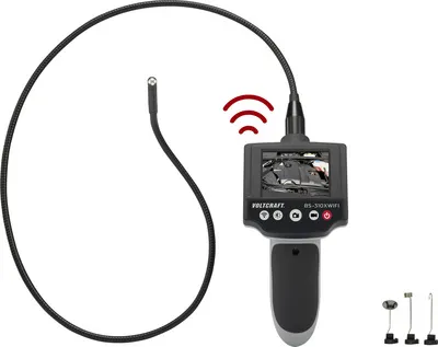 Obrázek produktu pro VOLTCRAFT Endoskop BS-310XWIFI Sonden-Ø: 8 mm Sonden-Länge: 88 mm WiFi (BS-310XWIFI)