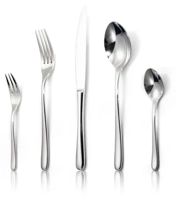 Besteckset 30-teilig, 18/10 Edelstahl, poliert, spülmaschinengeeignet