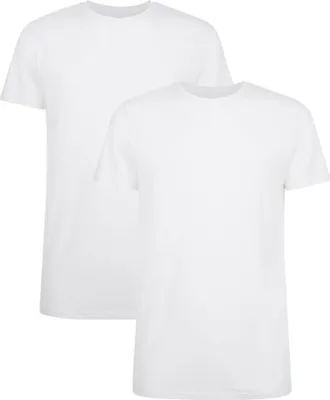 Image de Bamboo Basics t-shirt col rond lot de 2 knitted r-neck t-shirt optical white hommes