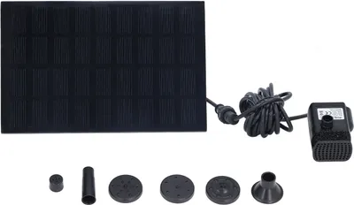 Zdjęcie produktu dla Solarna pompa wodna DC bezszczotkowa monokrystaliczna krzemowa fontanna pływająca 9V 1.8W