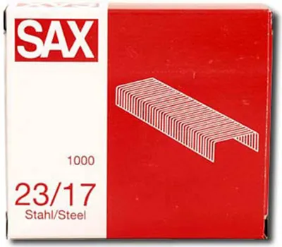 Obrázek produktu pro Sax 1.000 design Heftklammern 23/17