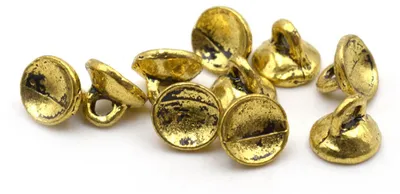 Produktbild von Vintageparts Aufhängung für Hohlperlen 7,5 mm in Antik Goldfarben Schmuckzubehör 10 Stück