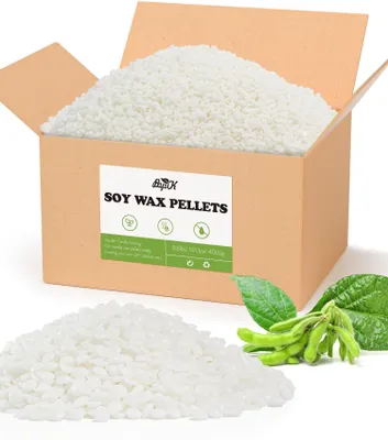 Immagine prodotto di Omgoods - Cera di soia per candele - 4 kg di cera naturale per candele