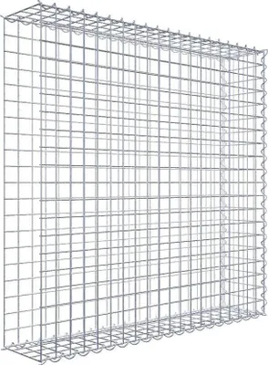 Obrázek produktu pro Přídavný gabion typ 2 100 cm x 100 cm x 20 cm (D x V x H), velikost ok 5 cm x 5 cm, spirála