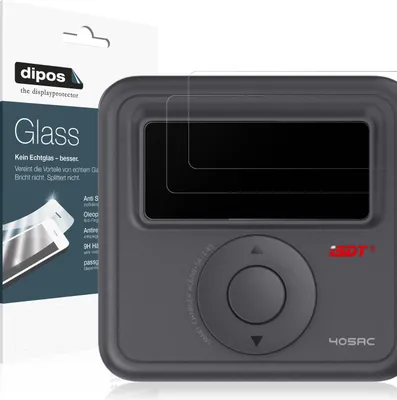 Produktbild von 2x Schutzfolie für ISDT 405AC matt - Anti-Shock 9H Folie dipos Glass Kunststoffglas