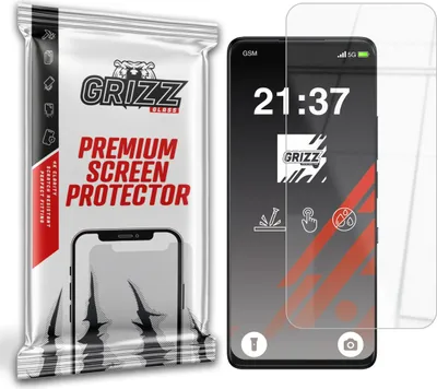Zdjęcie produktu dla Ochraniacz ekranu GrizzGlass HybridGlass do TCL 50 Pro NxtPaper - przezroczysty