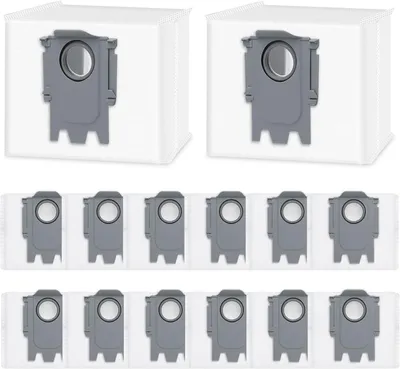 Produktbild von 14 Stück Staubbeutel für Roborock Q7 L5+/Q10 S5+/S7 Max Ultra/Q5 Pro+/Q8 Max+/S8+/S8 Pro Ultra/S7 MaxV Ultra/S7 Pro Ultra/Q7+/Q7 Max+/T8/Q5+/G10S PRO/Q7 Max+ Staubsauger Absaugstation