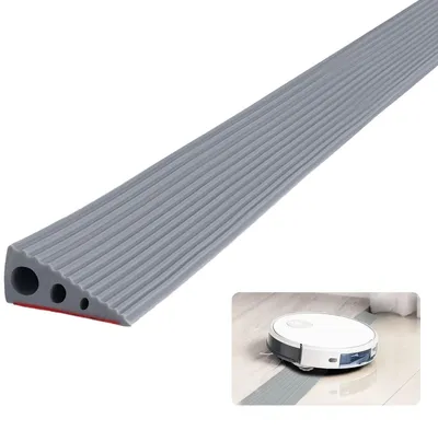 Obrázek produktu pro Elzusha – Gumová rampa pro vozíky a chodítka, rozměry 6,5 x 2,5 x 100 cm