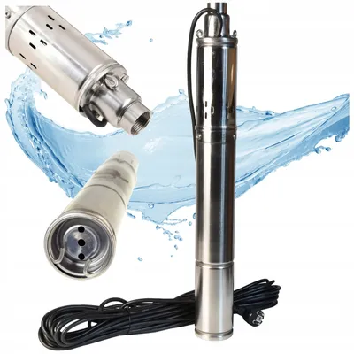 Obrázok produktu pre Ponorné čerpadlo 3" DEEP 1800 na zavlažovanie studní 1800 L/H Skrutka výkonná 250W Zdvíhanie 70M + kábel 15m