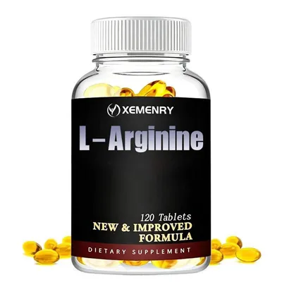 Image de Gélules de L-Arginine - avec zinc, maca et ginseng panax - Végan - 120 unités