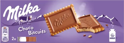 Image de Milka Choco Biscuit au chocolat au lait des Alpes 150 G