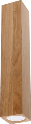 Produktbild von Deckenleuchte KEKE 30 Eiche 1xGU10 10W Holz 30x6x6cm Sollux Lighting