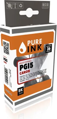 Produktbild von pureINK CA5BK BLK Druckerpatrone Canon Schwarz, Farbe:Schwarz
