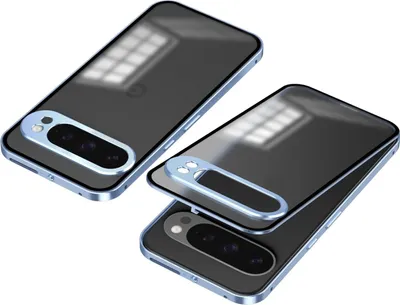 Obrázek produktu pro Pro Google Pixel 9 Pro XL Snap Closure Metal Frame Matt Case Cover Blue