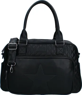 Produktbild von Vadobag Wickeltasche Care Coloured Stars mit viel Stauraum und passender Wickelunterlage Black One size
