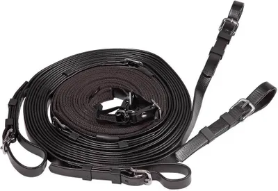 Produktbild von S-Grip Vierspänner Hinterleine/Zweispännerleine schwarz/braun Cob