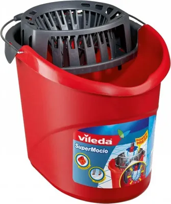 Produktbild von Vileda Super Mocio Eimer mit Wringeinsatz Power-Press-Funktion für Wischmopps