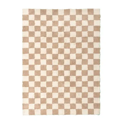 Produktbild von Volero - Retro Teppich - Gambit Beige Weiß - 160x230 cm - Wohnzimmer, Schlafzimmer - Retro