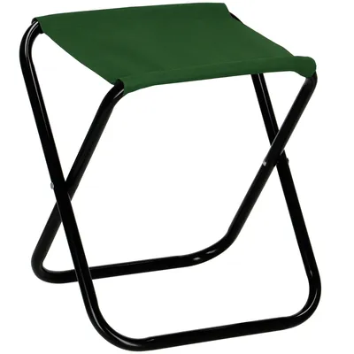 Immagine prodotto di Sedia da campeggio pieghevole Mini sgabello LxLxH: 26x26x34cm Sedia da pesca - Verde