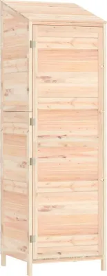 Produktbild von Geräteschuppen 55x52x174,5 cm Massivholz Tanne