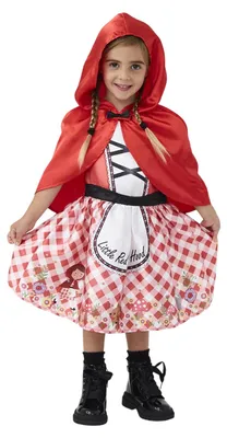 Immagine prodotto di Cappuccetto Rosso - Costume per bambine NS10034 (122-128) (rosso)