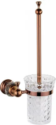 Obrázek produktu pro Mexen Estela štětka do WC, Zlatorůžová - 7011550-60