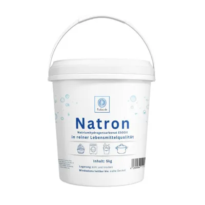 Obrázek produktu pro Fuduu.de - Jedlá soda (E500 ii), hydrogenuhličitan sodný, 5 kg, balení v kbelíku