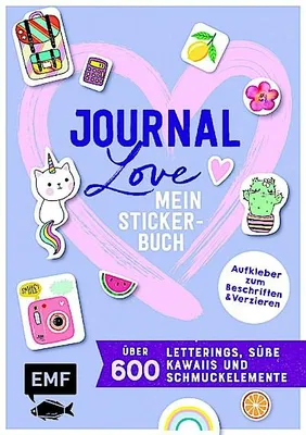 Immagine prodotto di Mein Stickerbuch - Journal-Love: über 600 Letterings, süße Kawaiis und Schmuckelemente
