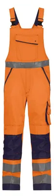 Produktbild von DASSY Warnschutz Latzhose MALMEDY Gr. 50 STANDARD  orange/blau