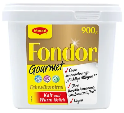 Image de Maggi Fondor Gourmet condiment fin en gros pour gastro 900g