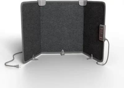 Produktbild von Björn&Schiller Heizpaneel 100×51×2 cm – Fußheizung Schreibtisch, Mini Infrarotheizung, Infrarot Panel, Schreibtischheizung, Büro