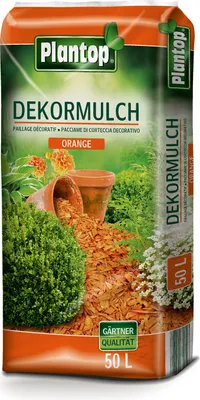 Produktbild von Plantop Dekor Mulch orange 50l