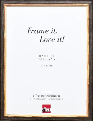 Produktbild von effect Holzrahmen Profil 67 dunkelbraun 10x15 cm mit Antireflexglas 0671-1015-44
