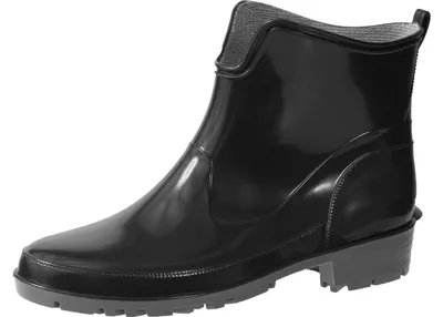 Image de Bottes courtes en caoutchouc pour femmes Ladeheid LA-930 (noir, 39)