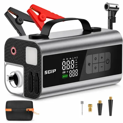 Obrázok produktu pre Jumpstarter – autoštartér – 12 V, 9000 A, štartovací prúd