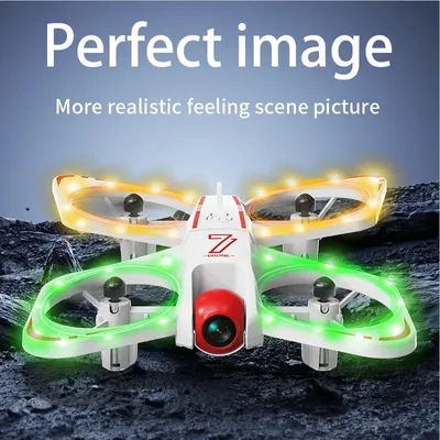Zdjęcie produktu dla Dron quadkopter RC – CZ07 – kamera FPV 480p z Wi-Fi – czas lotu 5–10 min – zasięg 80–100 m – do użytku wewnątrz i na zewnątrz – ok. 150 g – 12×12×4,5 cm