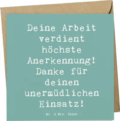 Produktbild von Mr. & Mrs. Panda doppelkarte Spruch Danke Pflegekraft - Meeresbrise - Geschenk, Wertschätzung, faltkarte, Klappkarte, Helden, Anerkennung, Dankeschön, sagen, Bedanken