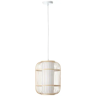 Produktbild von Bones Pendelleuchte 30cm natur/weiß