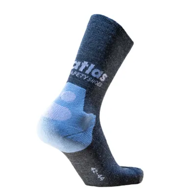 Produktbild von Atlas Socke All Seasons Workwear Gr. 42-44 grau / hellgrau