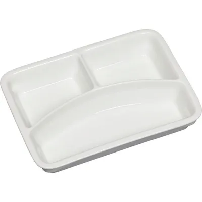Immagine prodotto di Piatto in porcellana, bianco, quadrato, altezza: 36 mm, lunghezza: 232 mm