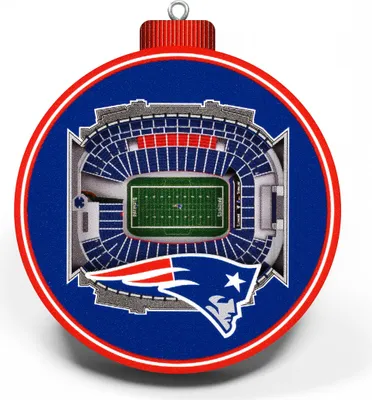 Produktbild von NFL New England Patriots Baumschmuck 3-D Stadion Anhänger Ornament Weihnachtsbaum