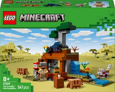 Image de LEGO Minecraft 21269 Expédition Mine Armadillo Ensemble de Construction 247 Pièces