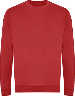Produktbild von Just Hoods JH230 | Herren Sweat, Organic Sweat, Baumwolle - Farbe: Fire Red - Größe: S