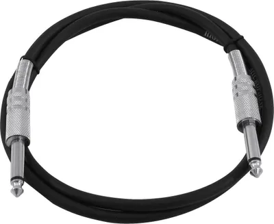 Produktbild von OMNITRONIC Klinkenkabel 6,3 mono 1m sw