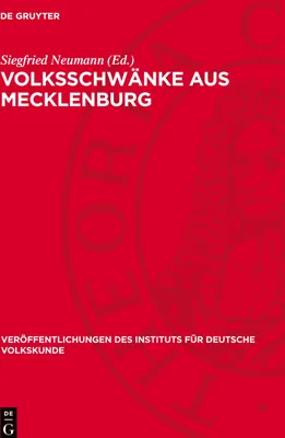 Produktbild von Volksschwänke aus Mecklenburg