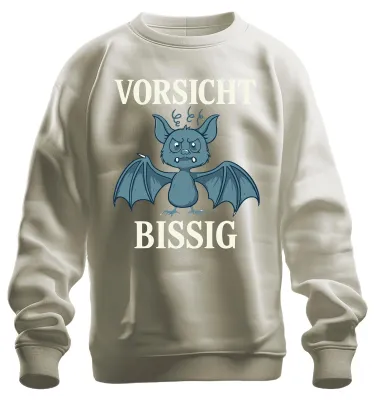 Obrázok produktu pre Uni mikina s kapucňou Caution Bitey Bat Halloween Funny Gift, Nature, XL