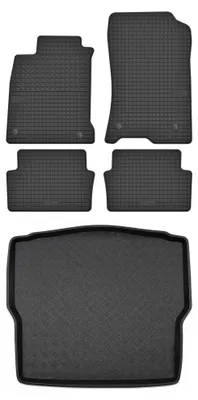 Obrázek produktu pro Gumové autokoberce SolidTread + vana kufru pro: Renault Laguna III 2007-2015 hatchback 5 ks