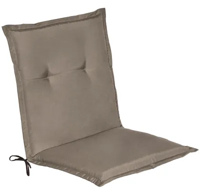 Produktbild von Beautissu Niedriglehner Auflage Gartenstuhl Loft NL, 100x50x6cm, Taupe